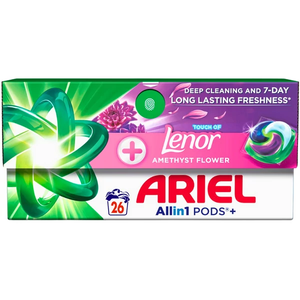 Ariel touch of lenor amethyst flower kapszula 26db-os kiszerelésben