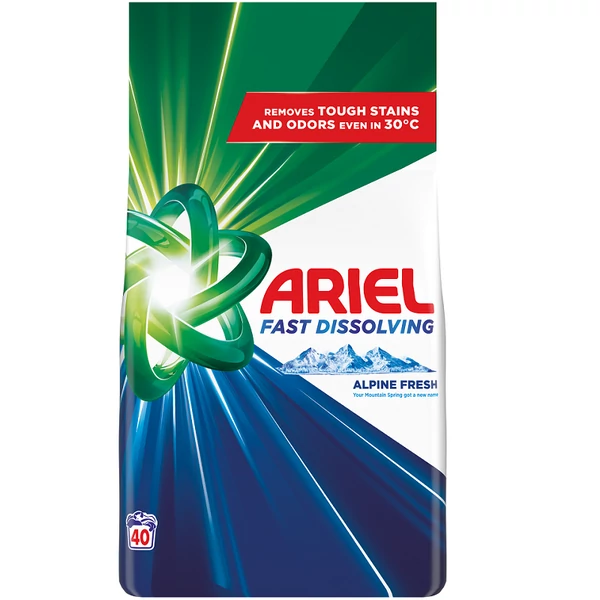 Ariel alpine fresh mosópor 2,2kg 40mosás