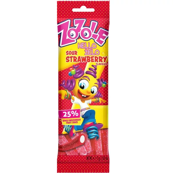 Mieszko Zozole Eper ízű gumicukor 75g