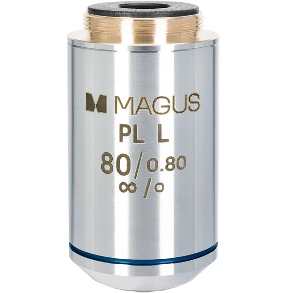 MAGUS 80PLL 80х/0,80 Plan H SzM 1,25 mm objektív mikroszkópokhoz - 83465