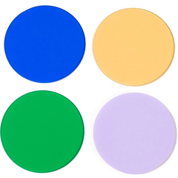 MAGUS LF4.2 színszűrőkészlet (kék, zöld, sárga, matt üveg) mikroszkópokhoz - 85082