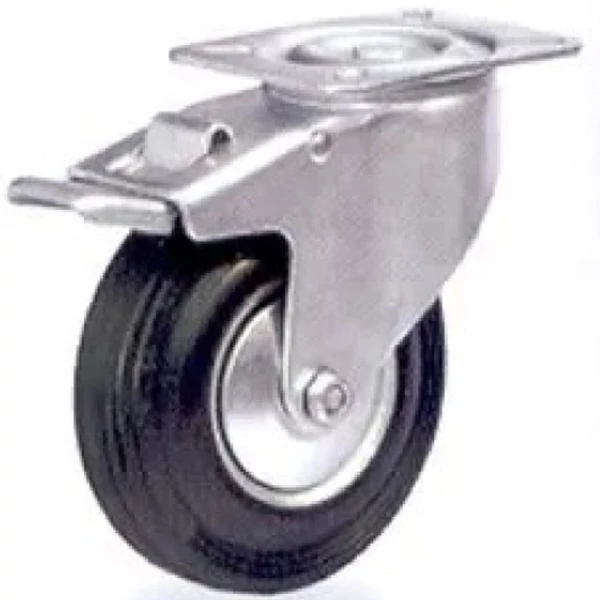 Kerék gumis 125 MM FORGÓ-FÉKES I SP 13A-125 - 2060863