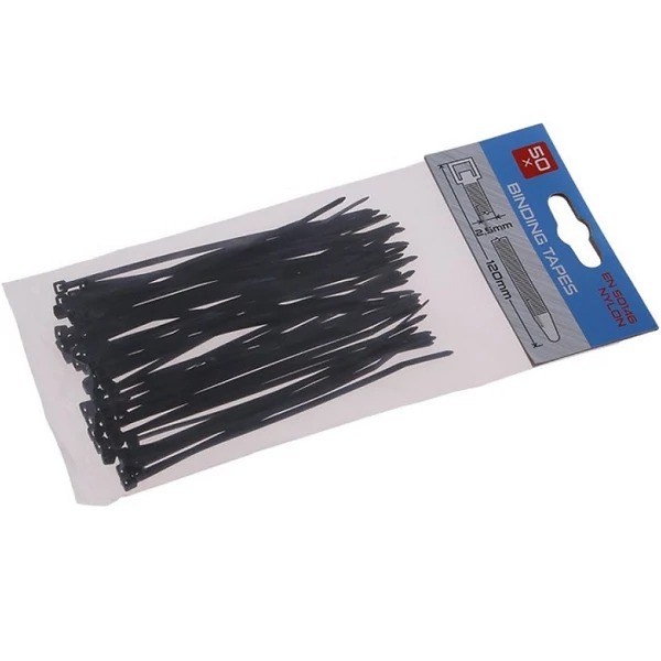 Festa Kábelkötegelő 120 x 2,5 mm fekete (50 db) - 23810F