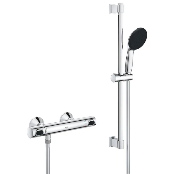 Grohe Precision Flow króm Termosztátos zuhanycsaptelep 1/2' - Gr.34800001