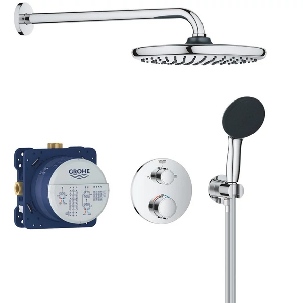 Grohe Precision Thermostat króm Rejtett zuhanyrendszer Vitalio Start 250 - Gr.34883000