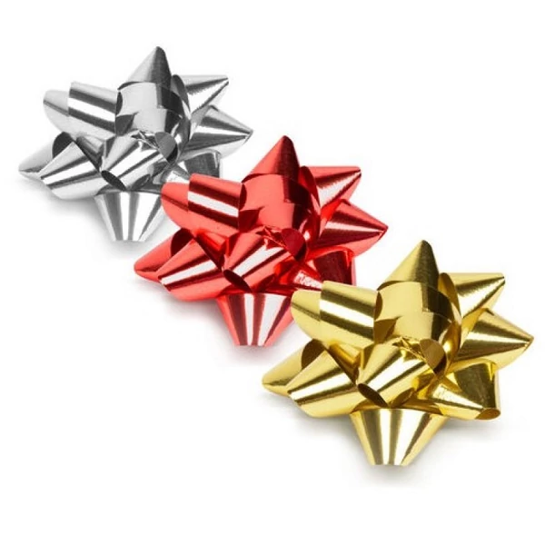 Ajándék masni szett 5 cm -3 szín, 24 db - 58689