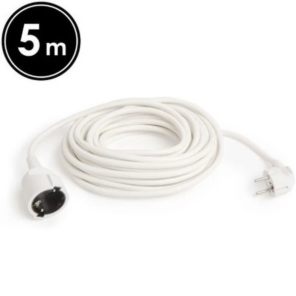 Lengő hosszabbító fehér 5 m - 20503WH