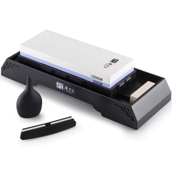 Taidea Fenőkő szett, #2000/10000 (JIS) + állvány + élszögtartó + tisztítókő - TG8120