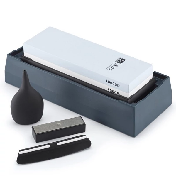 Taidea Fenőkő szett, #3000/10000 + állvány + élszögtartó + gyémánt tisztító - TG2105