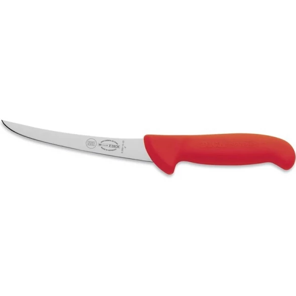 Dick ErgoGrip csontozó (13 cm) íves pengével Piros - 829911303