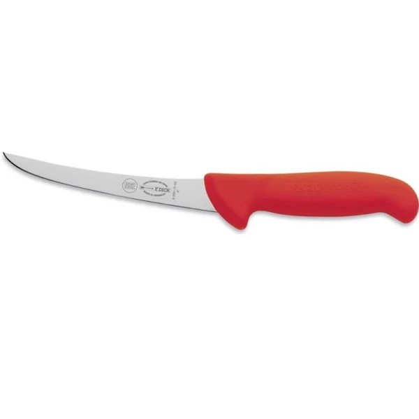 Dick ErgoGrip csontozó (15 cm) íves pengével, piros - 829911503