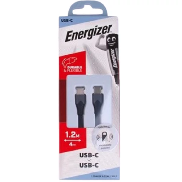 Energizer töltőkábel usb C 2,0 1,2M Örök élet garancia - EC410CGBK