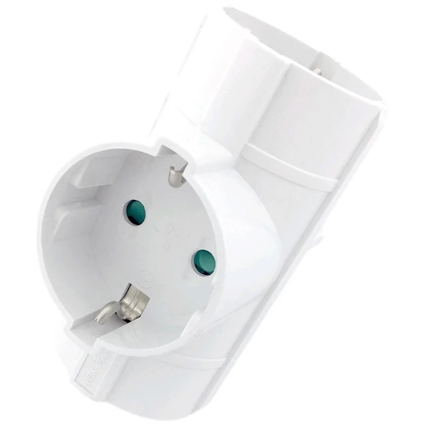 Entac hálózati adapter T elosztó (3 földelt) - EPAG-T3EE