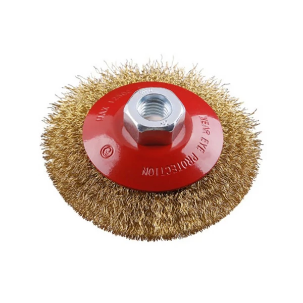 Festa Döntött körkefe M14 100 mm sárgaréz bevonat - 22001F