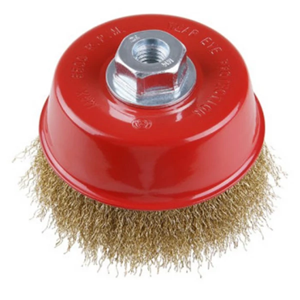 Festa fazékkefe 125mm x M14 réz bevonat - 21905F