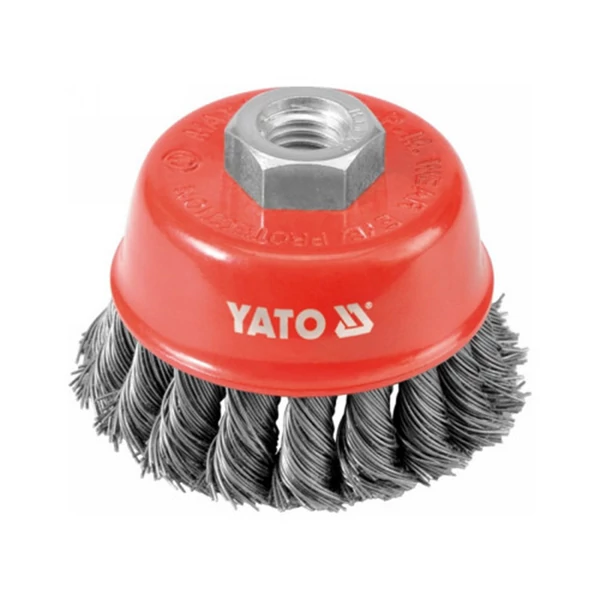 Yato Fazékkefe sodrott M14 60mm - YT-4767