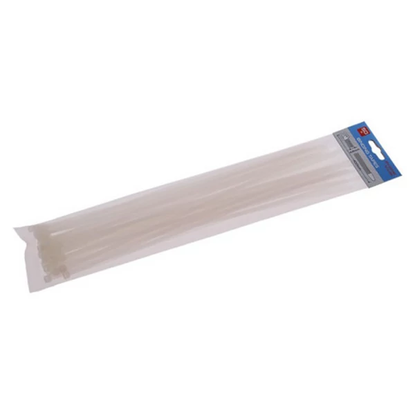 Kábelkötegelő 400 x 4,8 mm fehér (50 db) - 23864F