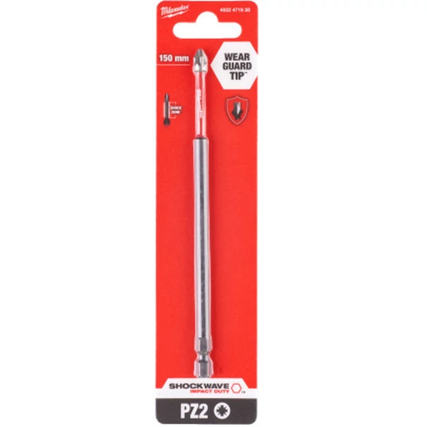 Milwaukee Shockwave bit PZ2 150 mm - 1 db bitfej - 4932471928