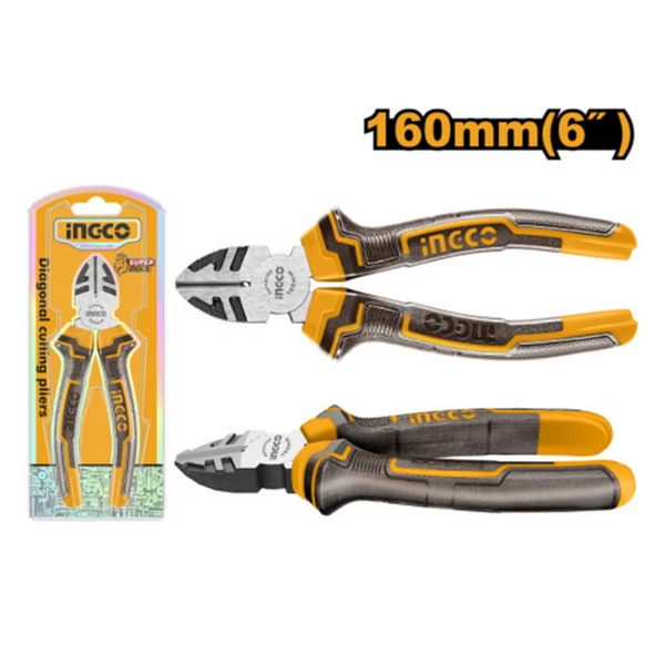 Ingco Oldalcsípő fogó 160 mm - HDCP08168