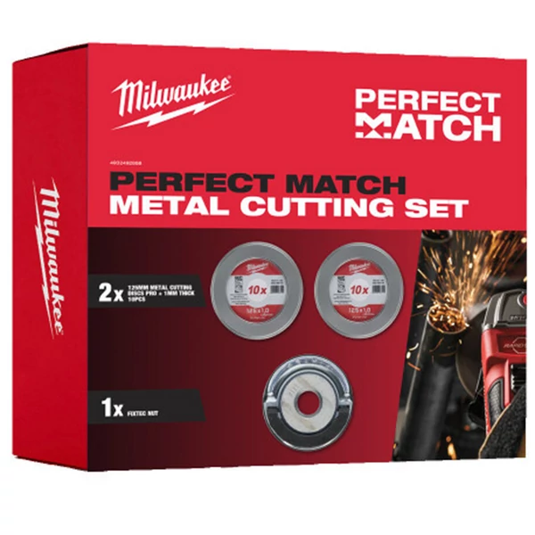Milwaukee PERFECT MATCH vágókorong készlet fémhez - 4932492888