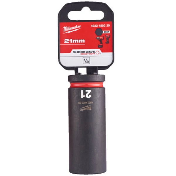 Milwaukee 1/2' Dugókulcs hatlapú 78 mm gépi, hosszú, 21 mm 1 db - 4932480339