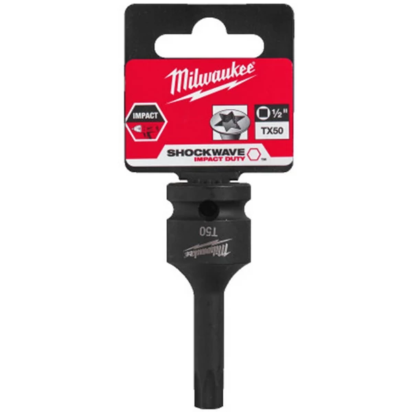Milwaukee 1/2' Dugókulcsbetét, belső kny. csavarokhoz TX50 - 1 db - 4932478062