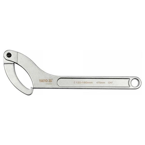 Yato Körmös kulcs állítható 120-180 mm CrV - YT-01674