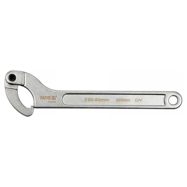 Yato Körmös kulcs állítható 50-80 mm CrV - YT-01672
