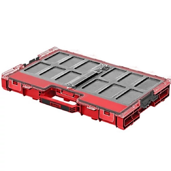 Qbrick Red organiser L-es szivacsbetétes system one - 256601