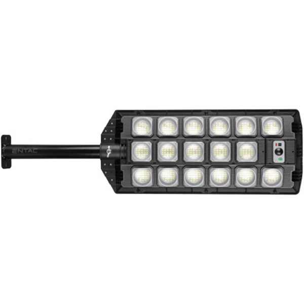 Entac Led Szolár Utcai Lámpa Távirányítóval, Mozgásérzékelővel - ESSL-RC-PIRDIM-1500LM