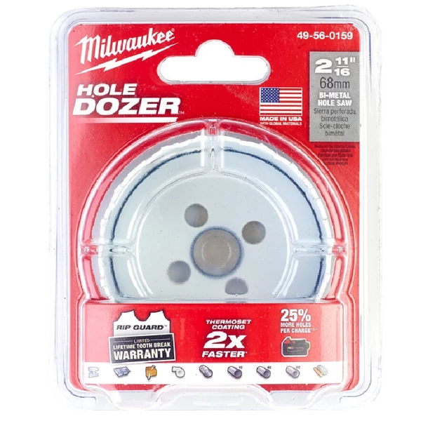 Milwaukee Hole Dozer Bimetál kobalt lyukfűrész 68 mm 1 db - 49560159