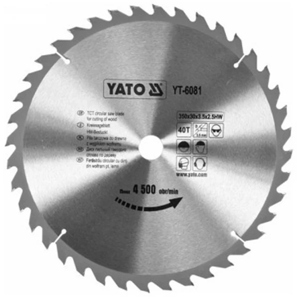 Yato Fűrésztárcsa fához 350/30/40 - YT-6081