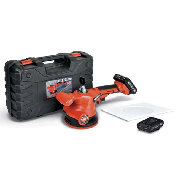 Montolit Vibráló elektromos tapadókorong Battile Pro Li-ion 16V 2 Ah - 8023743028072