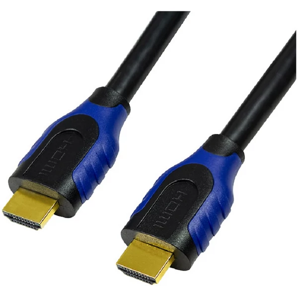 Logilink HDMI-kábel, A/M-A/M, 4K/60 Hz, fekete/kék, 7,5 m