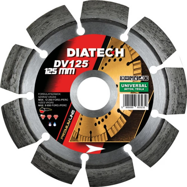 Diatech dilatáció vágó 125mm - DV125