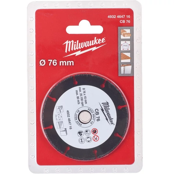 Milwaukee Karbid vágótárcsa 76 mm (M12 FCOT) - 1db - 4932464716