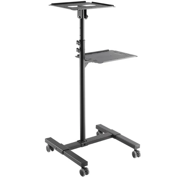 Logilink Görgős projektor/laptop állvány, állítható magasságú, dönthető, max. 10 kg