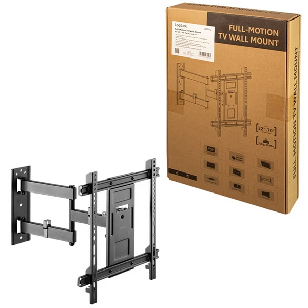 Logilink TV fali tartó, 32-70", dönthető, forgatható, max. 50 kg