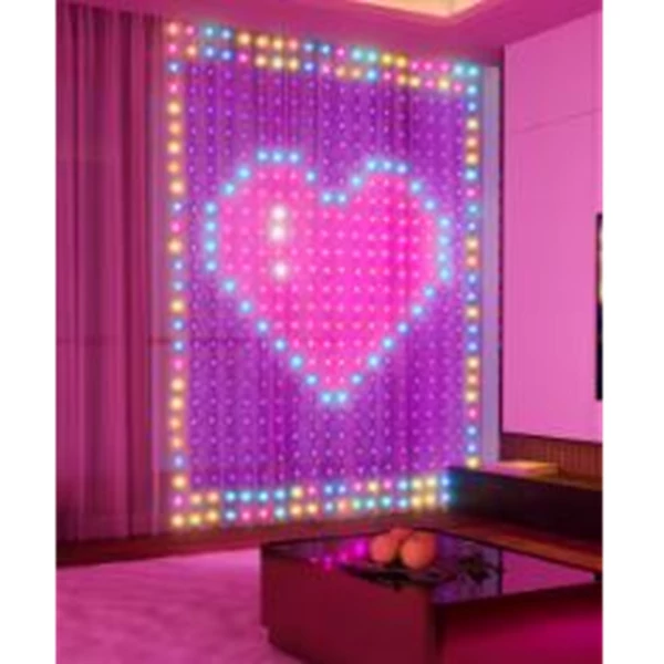 Govee LED függöny világítás 1,5x1,5m, Beltéri Wifi + Bluetooth csatlakozással (Netflix Edition)