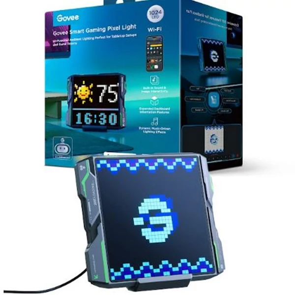 Govee Pixel Light lámpa 150 beállított jelenettel hangszóróval