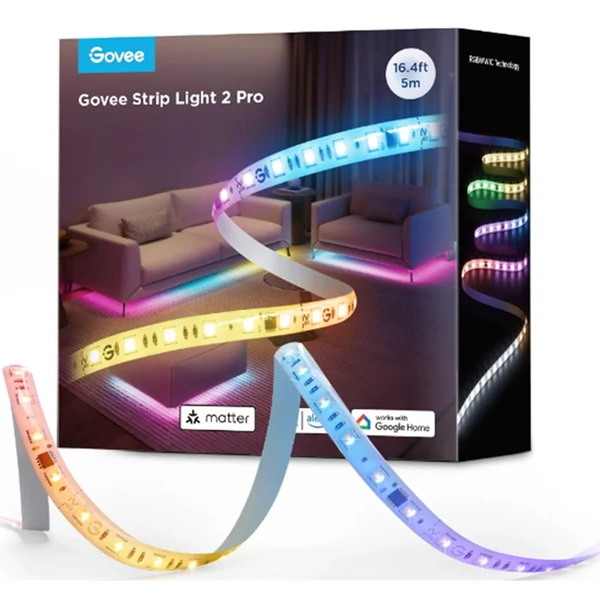 Govee Strip Light 2 Pro neon szalag - 5M Wifi +Bluetooth csatlakozás