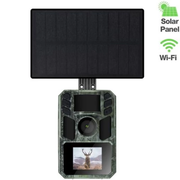 EVOLVEO StrongVision Solar WiFi, fotócsapda/vadkamera WiFi alkalmazással és napelemmel
