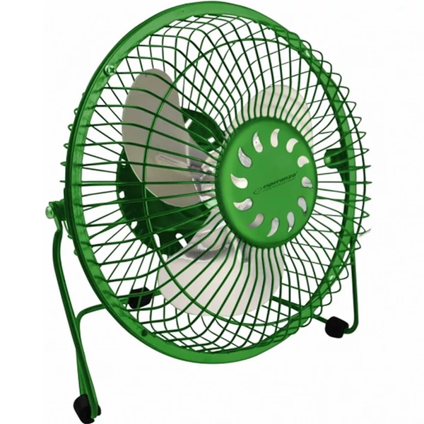 Esperanza Yugo asztali USB ventilátor, 6 col, zöld