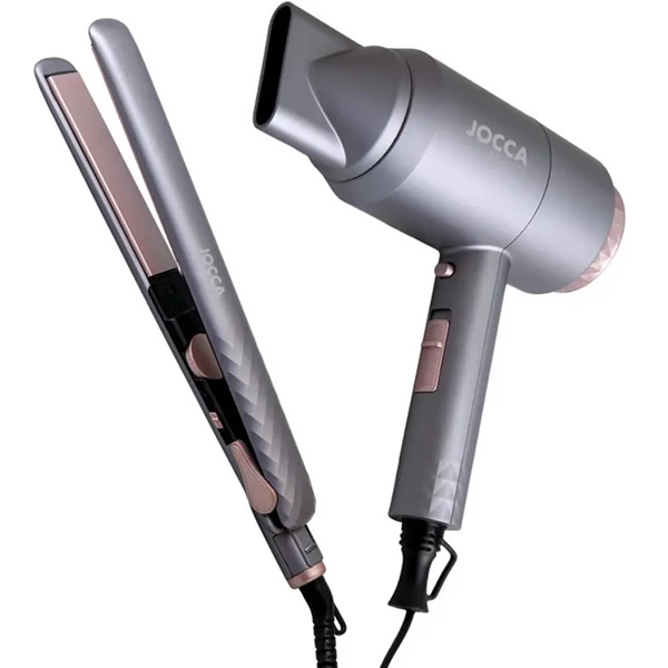 JOCCA 2756 Hajszárító 2200W-os DC motorral + 45W-os hajvasaló készlet