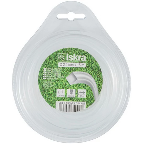 Iskra műanyag vágószál 2,4x15m négyzet - 3830042560319