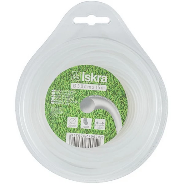 Iskra műanyag vágószál 3,0x15m kör - 3830042560296