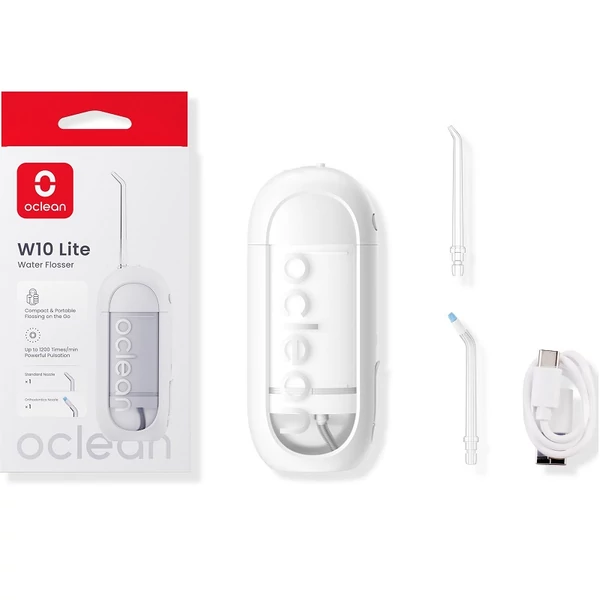 Oclean szájöblítő-fogselyem W10 LITE White
