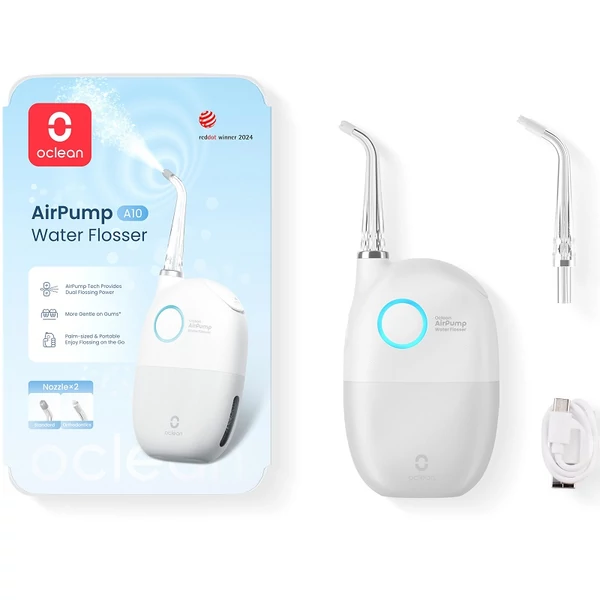 Oclean szájzuhany-fogselyem  A10 fehér