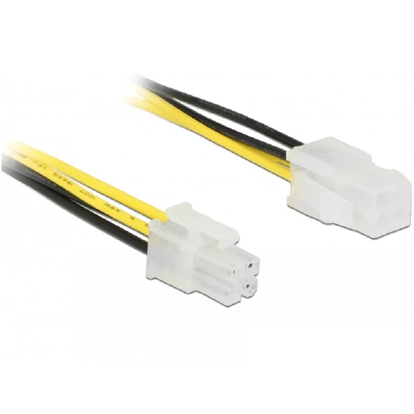 Delock Bővítőkábel, P4, 6 Gb/s, 4 tűs csatlakozó > P4 4 tűs aljzat, 50 cm