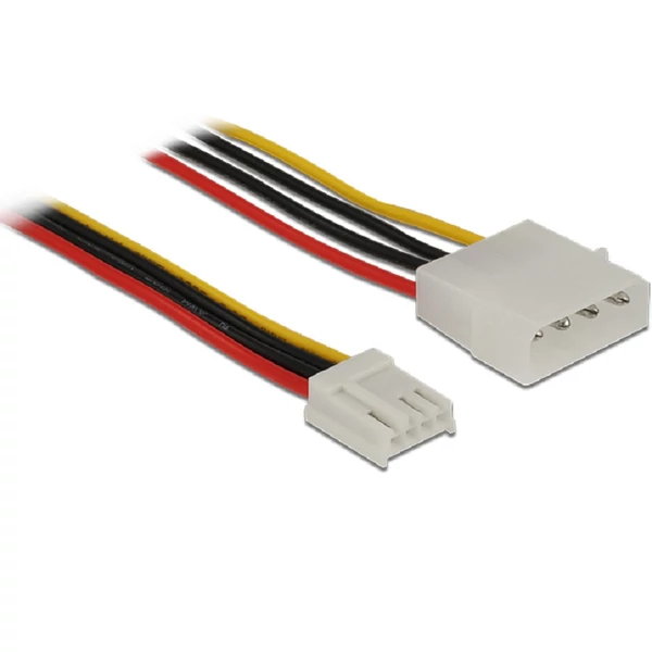 Delock tápkábel 4 tűs apa > 4 tűs floppy anya 60 cm